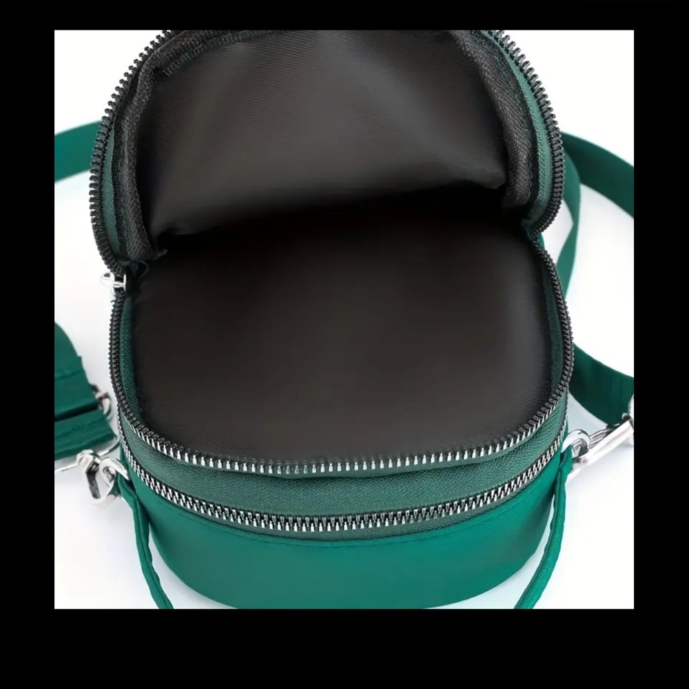 Light Green mini nylon crossbody or tote bag~New in packaging - Picture 7 of 8